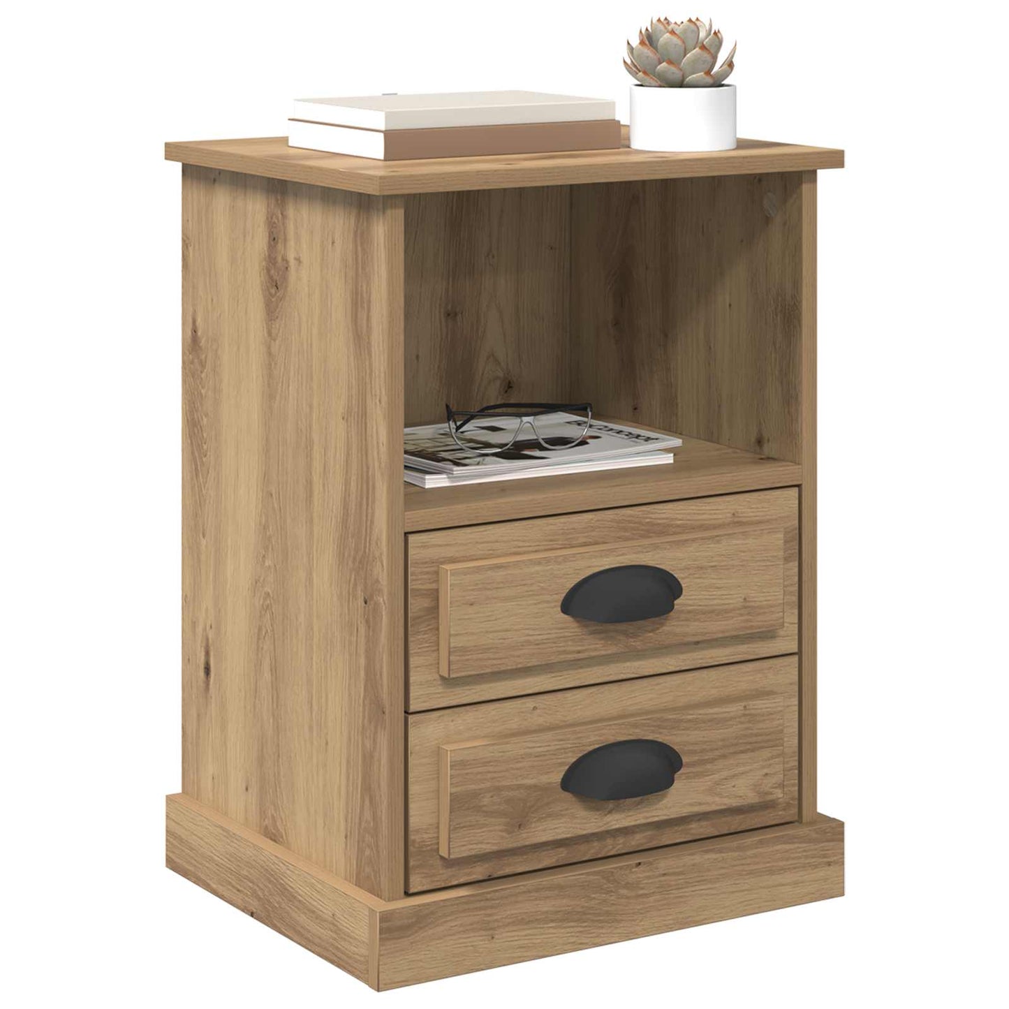 Bedside Cabinet Artisan Oak 36 x 43 x 60 cm Engineered Wood
