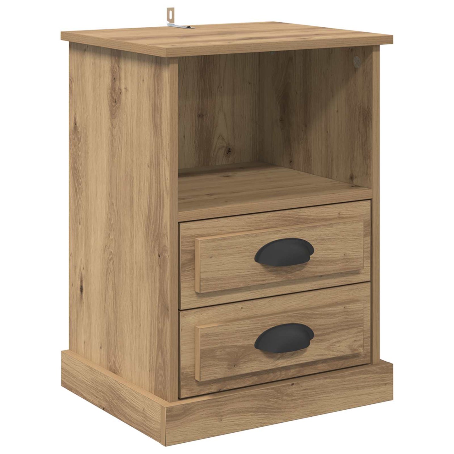 Bedside Cabinet with Drawer 2 pcs Artisan Oak 36 x 43 x 60 cm