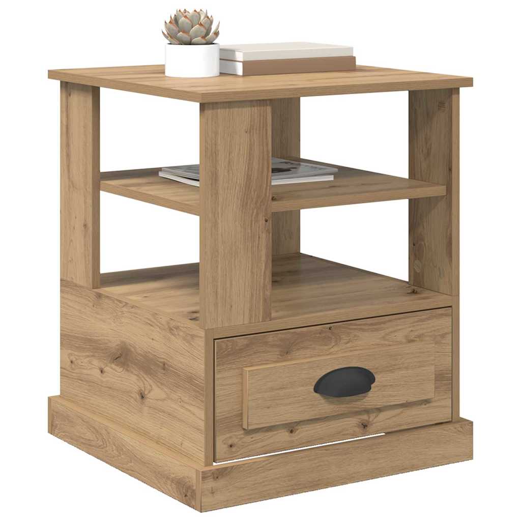 Bedside Cabinet Artisan Oak 50 x 50 x 60 cm Engineered Wood