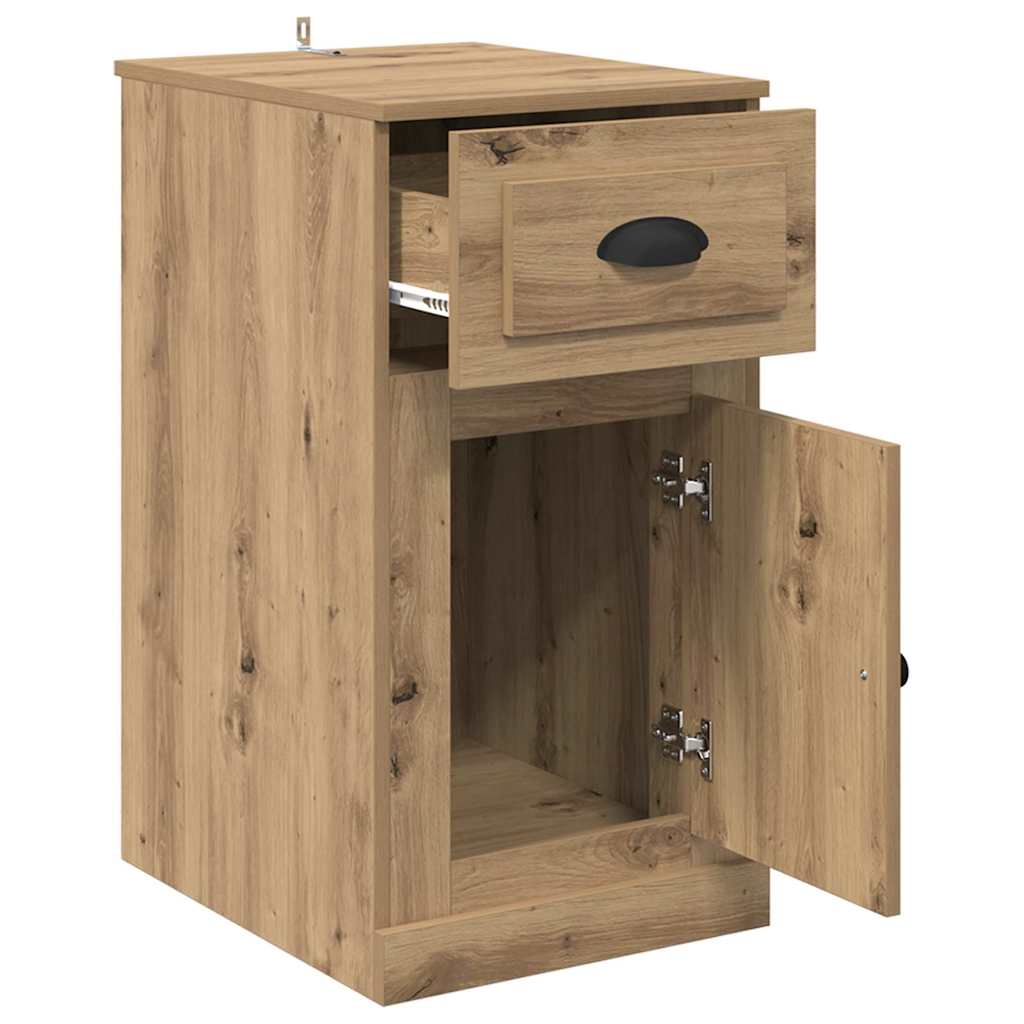 Side Cabinet 40 x 50 x 75 cm Engineered Wood Artisan Oak