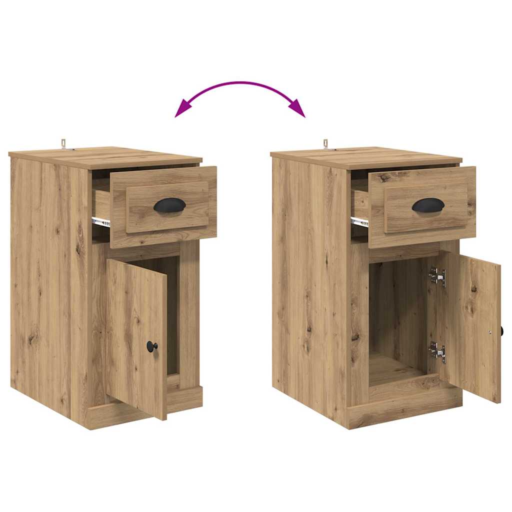 Side Cabinet 40 x 50 x 75 cm Engineered Wood Artisan Oak