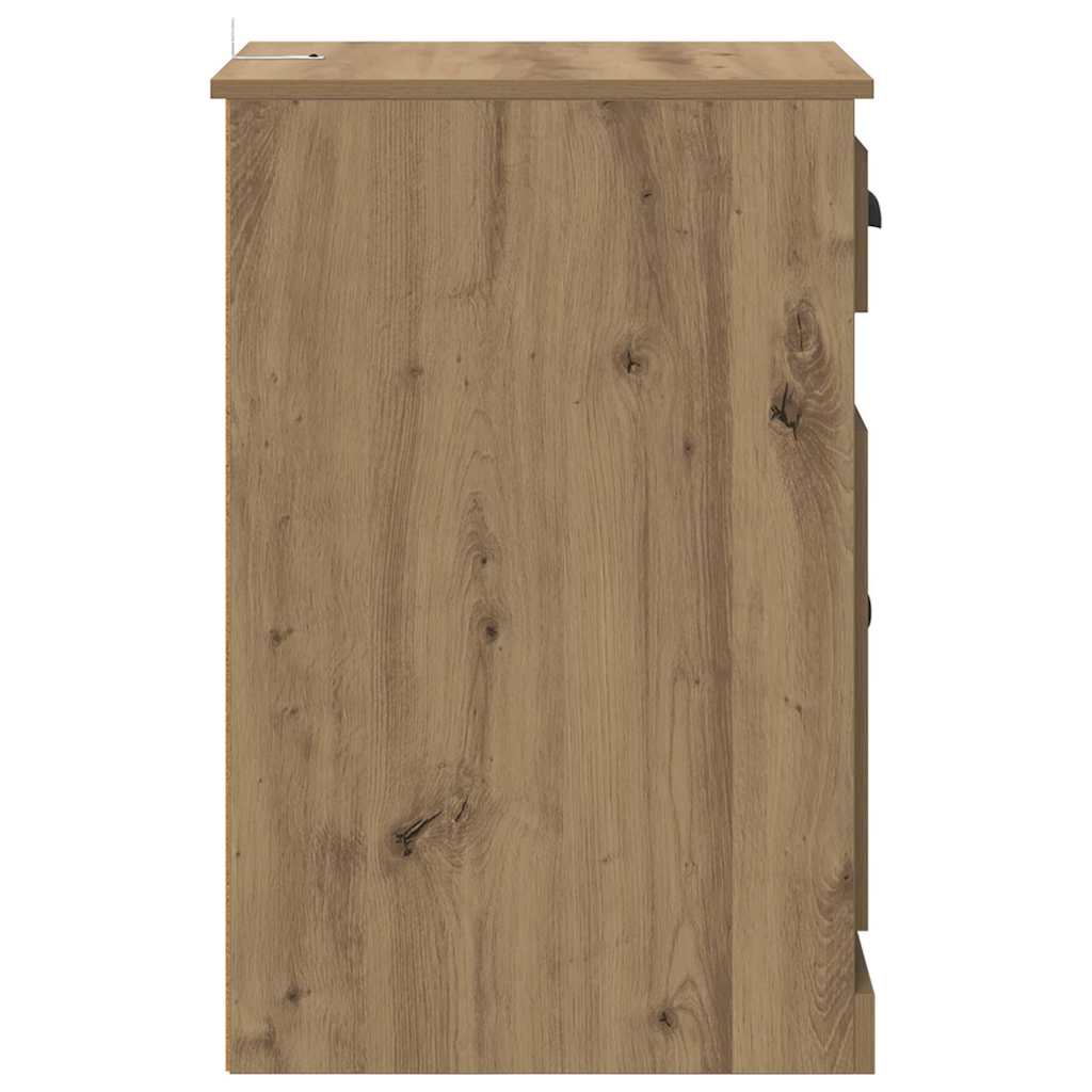 Side Cabinet 40 x 50 x 75 cm Engineered Wood Artisan Oak