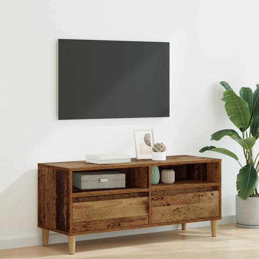 TV Cabinet 100 x 34.5 x 44.5 cm Old Wood Engineered Wood