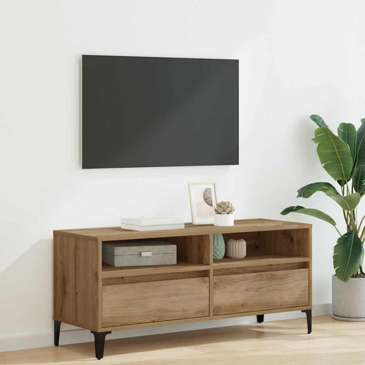 TV Cabinet 100 x 34.5 x 44.5 cm Artisan Oak