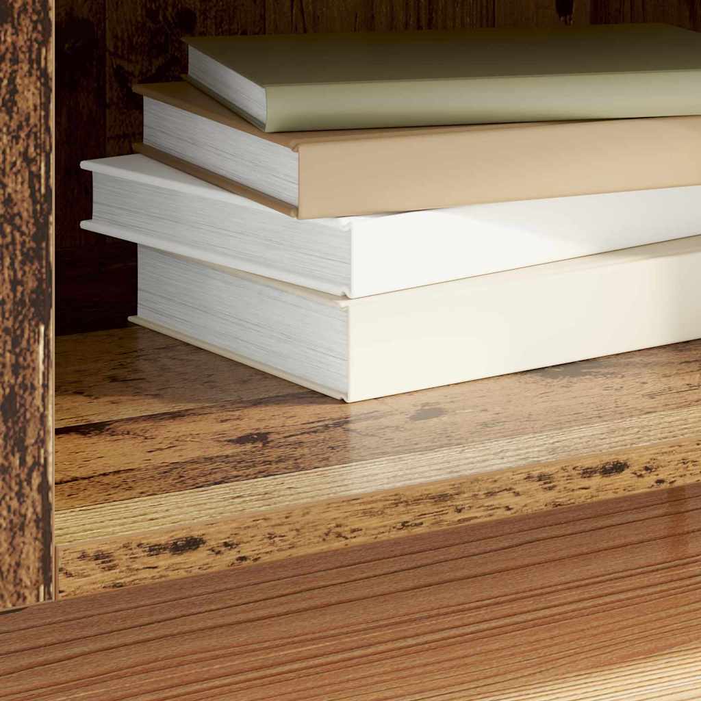 Record Cabinet Old Wood 121 x 38 x 48 cm Engineered Wood