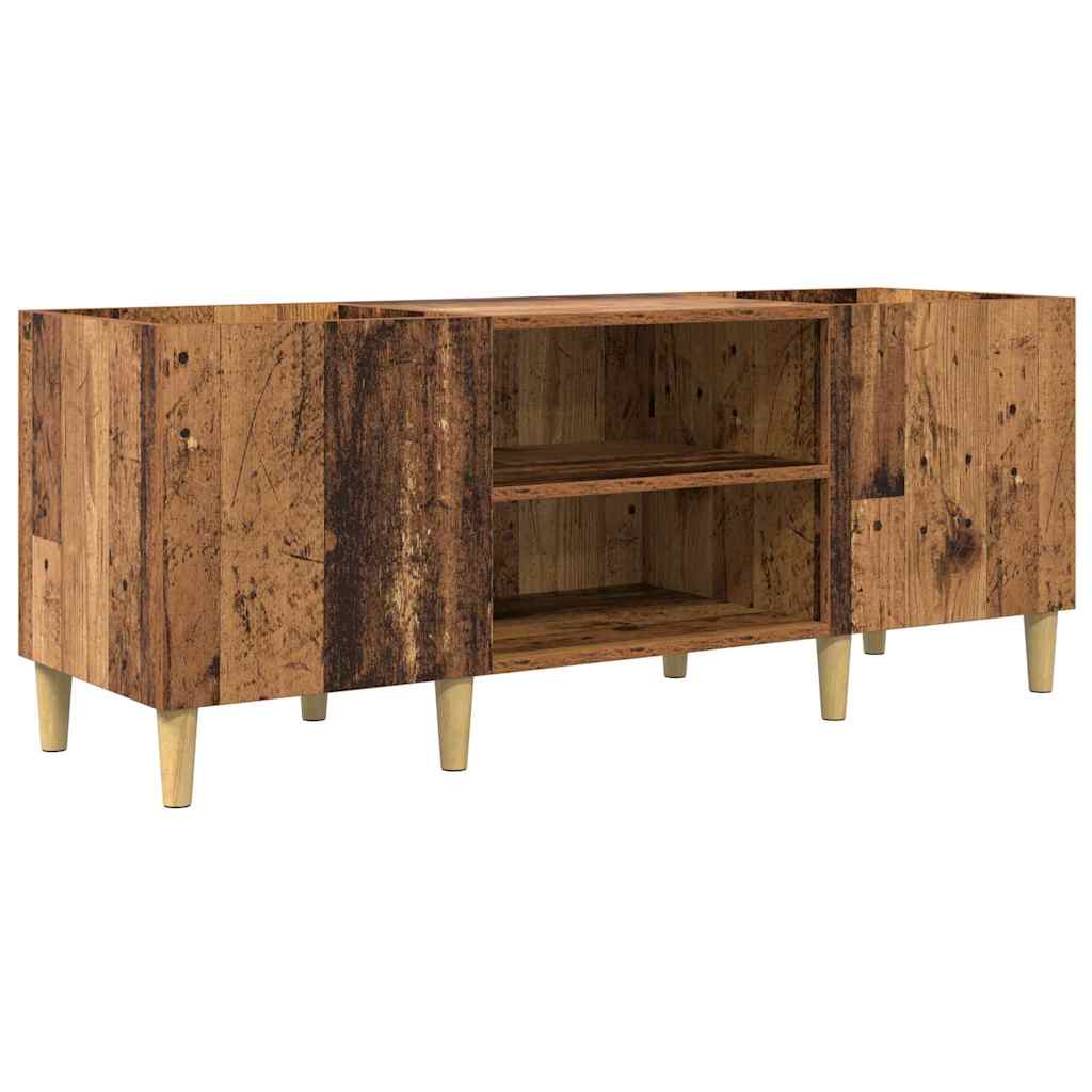 Record Cabinet Old Wood 121 x 38 x 48 cm Engineered Wood