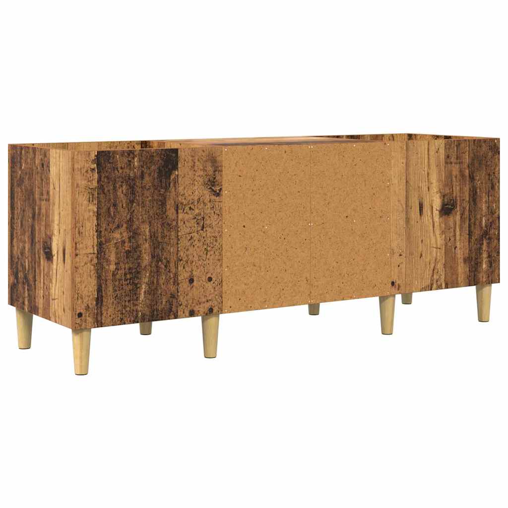 Record Cabinet Old Wood 121 x 38 x 48 cm Engineered Wood