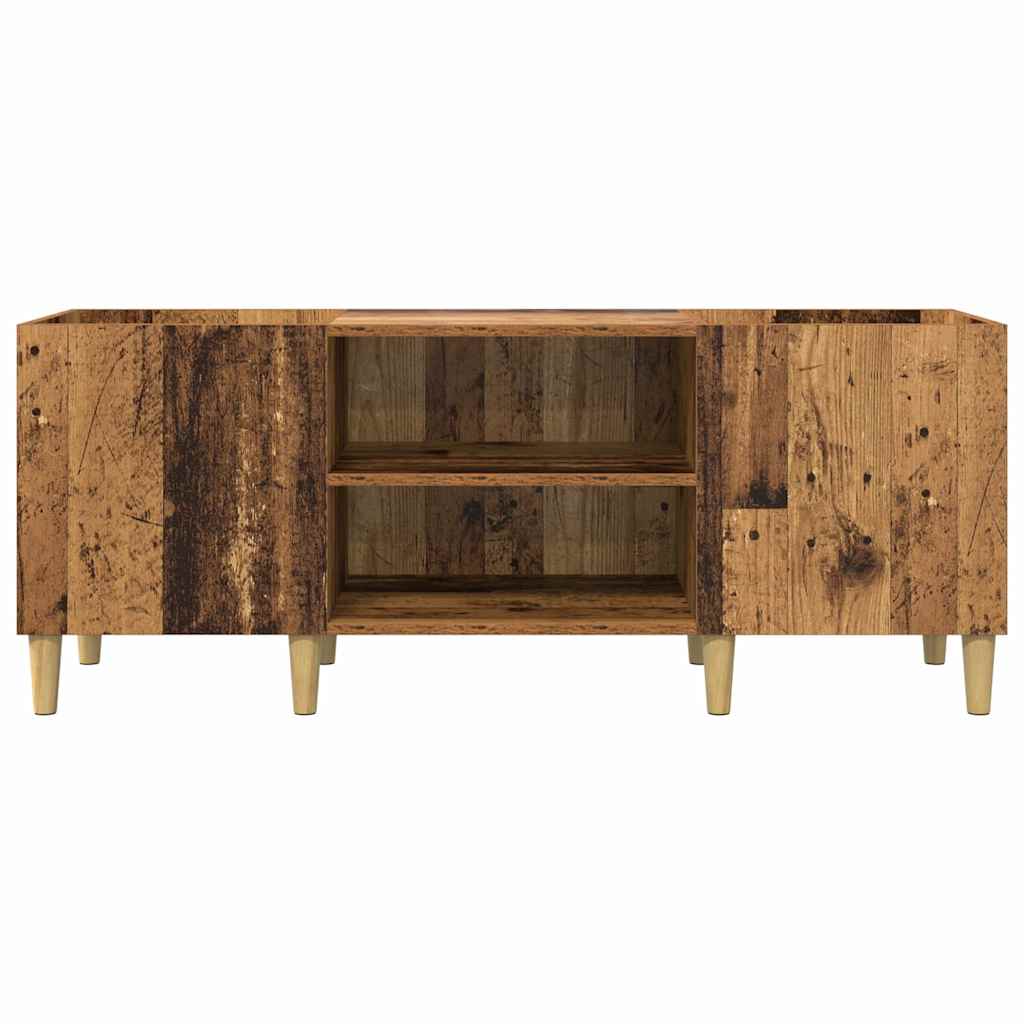 Record Cabinet Old Wood 121 x 38 x 48 cm Engineered Wood
