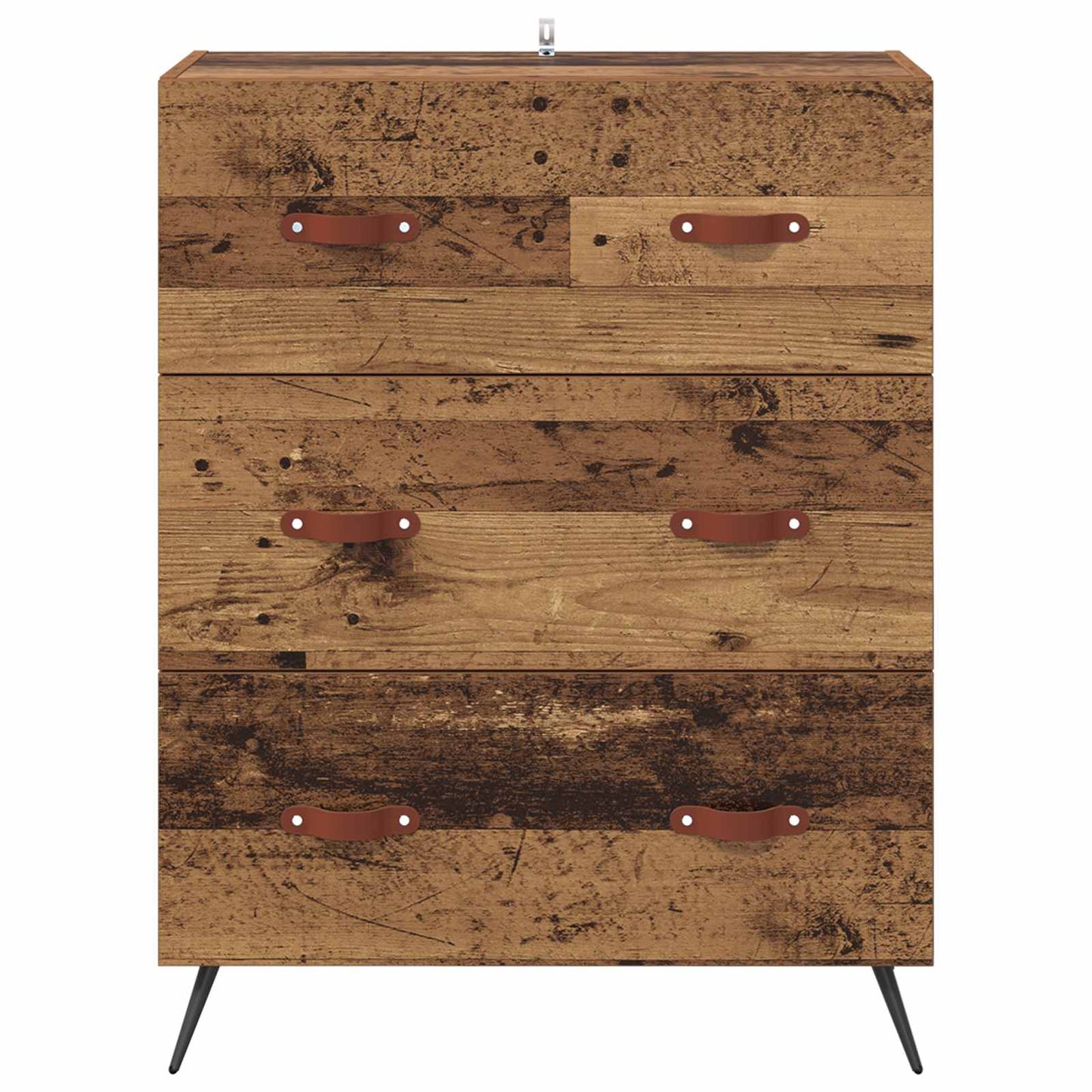 Chest of Drawers Old Wood 69.5 x 34 x 90 cm Engineered Wood