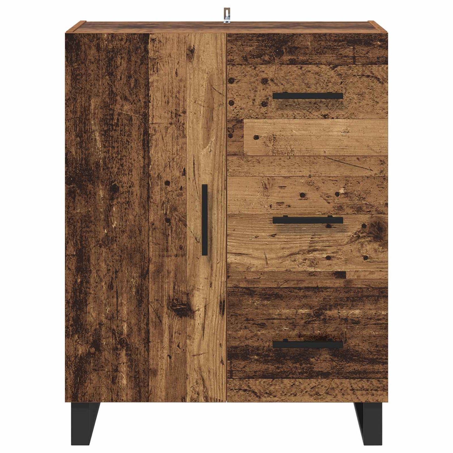 Sideboard Old Wood 69.5 x 34 x 90 cm Engineered Wood and Iron