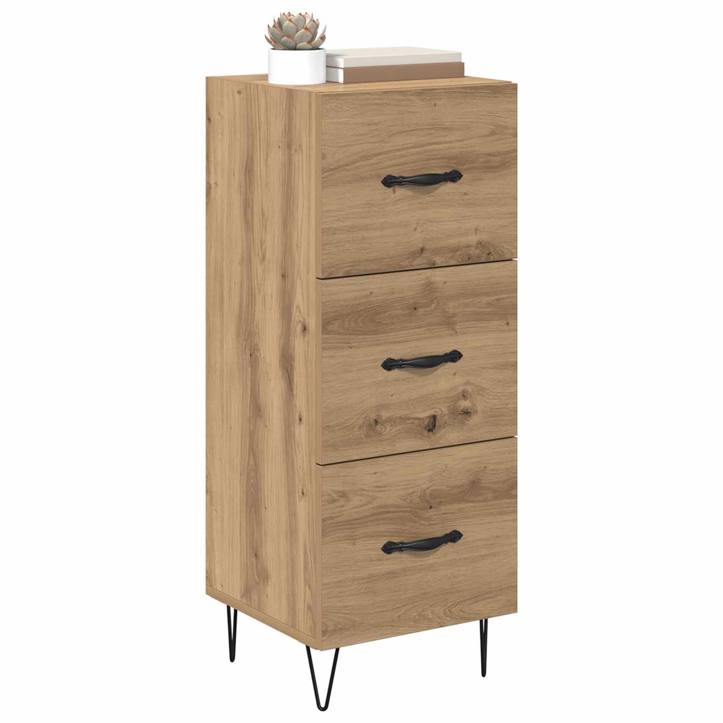 Sideboard Artisan oak 34 x 34.5 x 90 cm Engineered wood