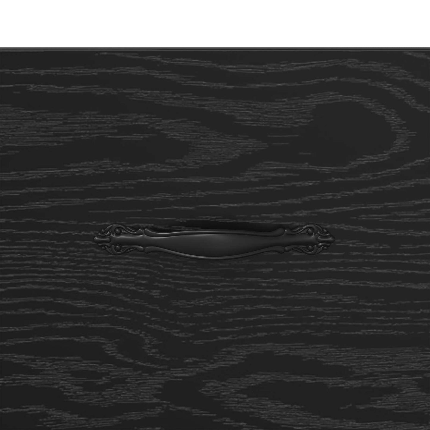 Sideboard Black oak 34 x 34.5 x 90 cm Engineered wood