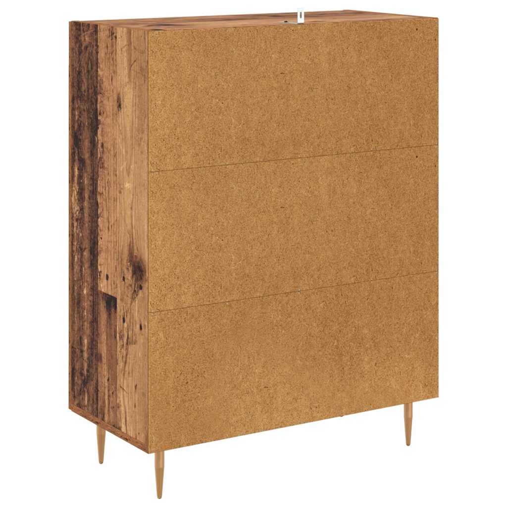 Sideboard Old Wood 69.5 x 34 x 90 cm Engineered Wood and Iron
