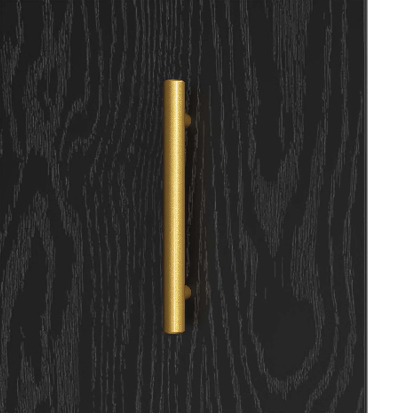 Sideboard Black Oak 69.5 x 34 x 90 cm Engineered Wood and Iron