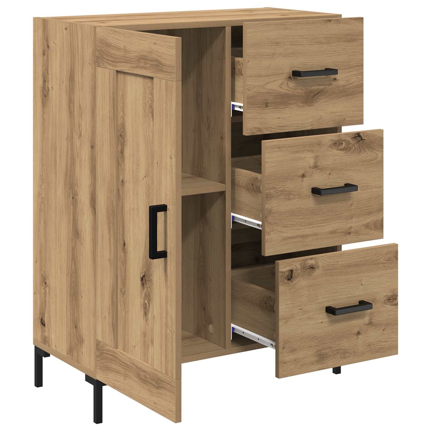 Sideboard Artisan oak 69.5 x 34 x 90 cm Engineered wood