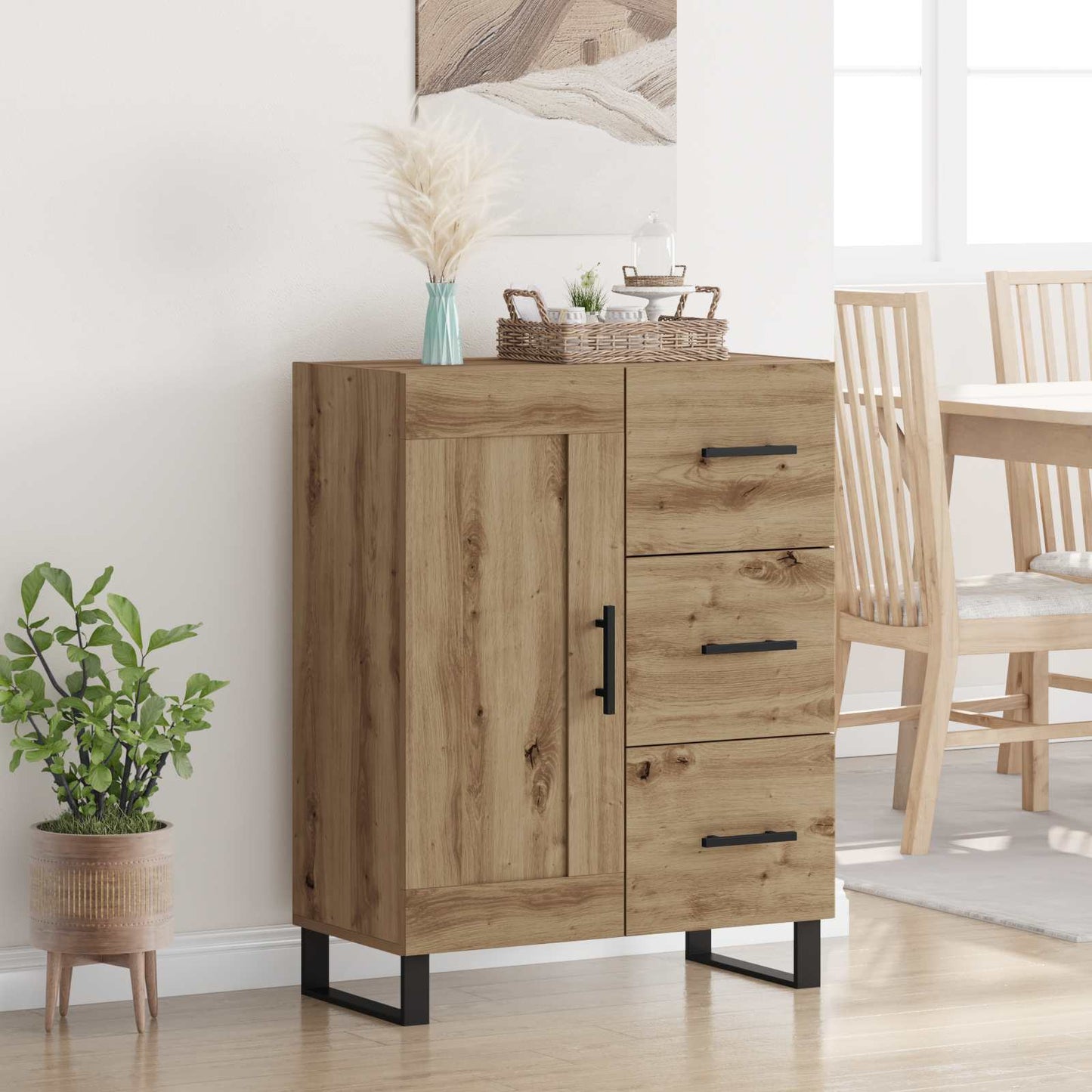 Sideboard Artisan Oak 69.5 x 34 x 90 cm