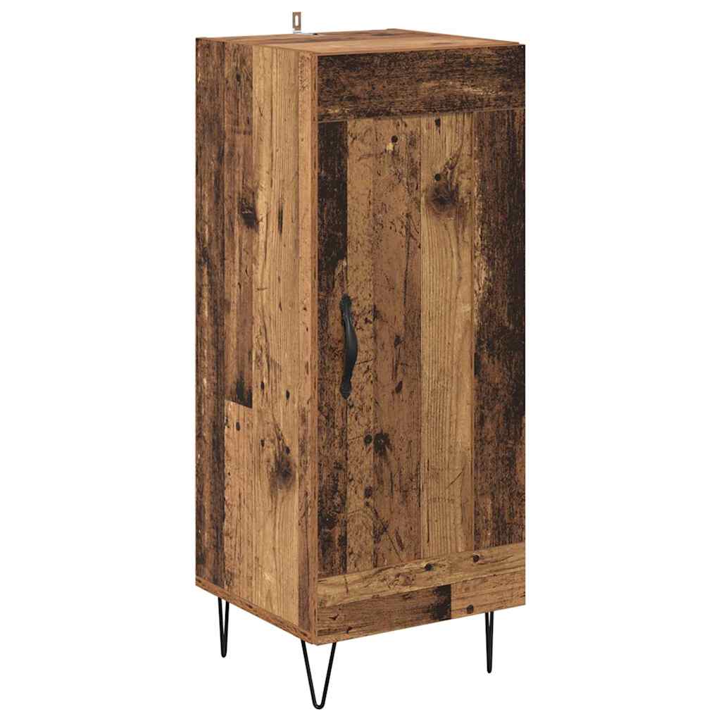 Sideboard Old Wood 34.5 x 34 x 90 cm Engineered Wood and Iron