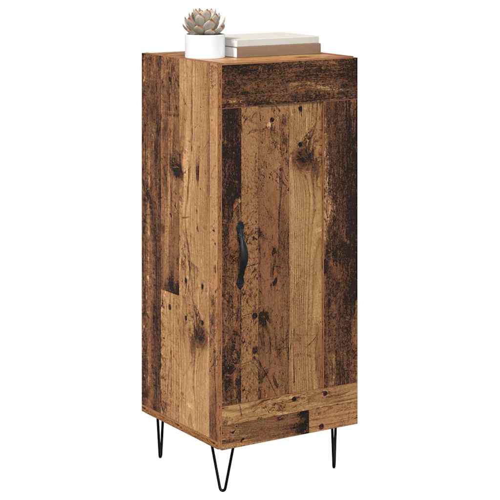 Sideboard Old Wood 34.5 x 34 x 90 cm Engineered Wood and Iron