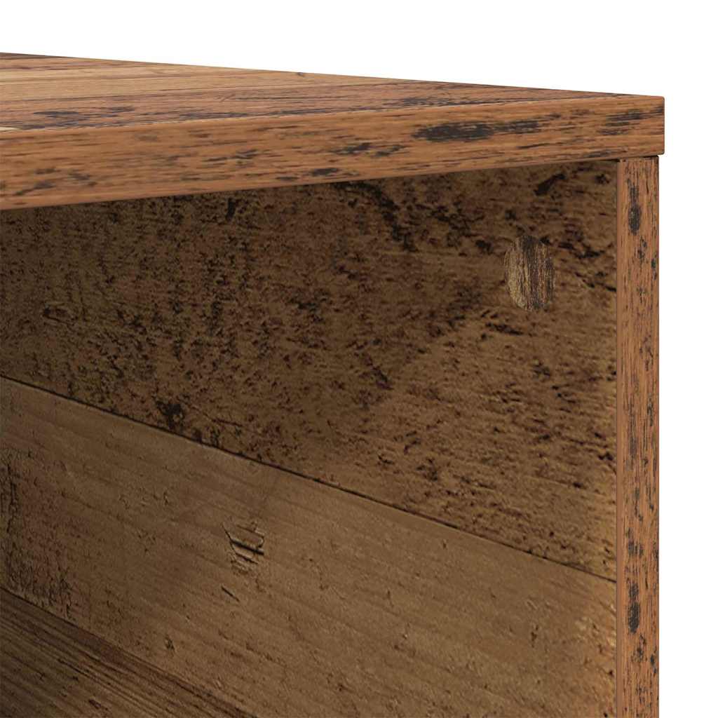 Coffee Table Old Wood 80 x 80 x 36.5 cm Engineered Wood