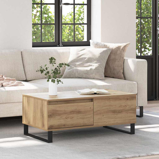 Coffee Table Artisan Oak 90 x 50 x 36.5 cm Engineered Wood