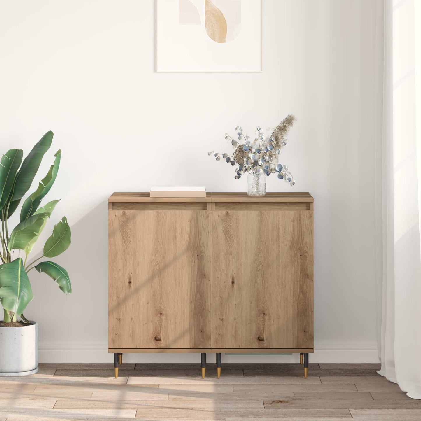 Sideboard 2 pcs Artisan Oak 40 x 35 x 70 cm