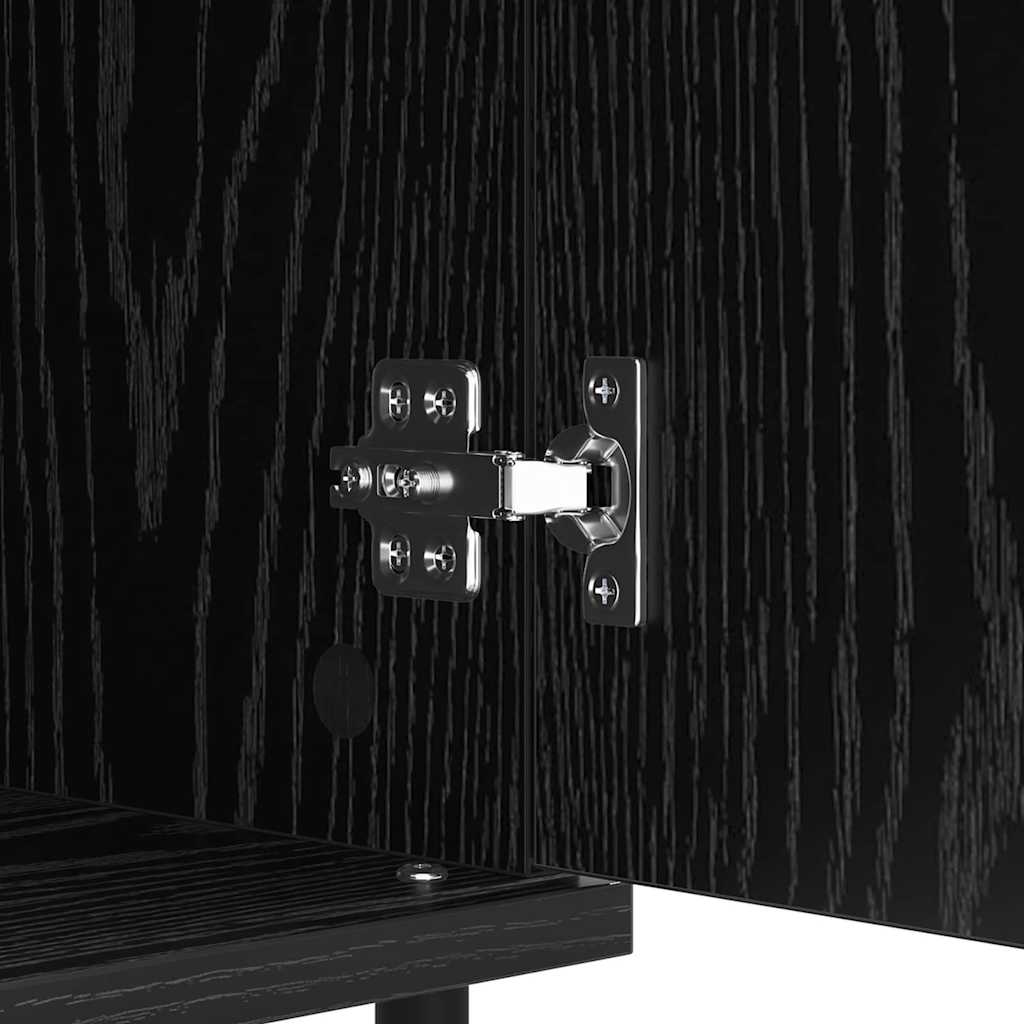 Sideboard 2 pcs Black Oak 40 x 35 x 70 cm