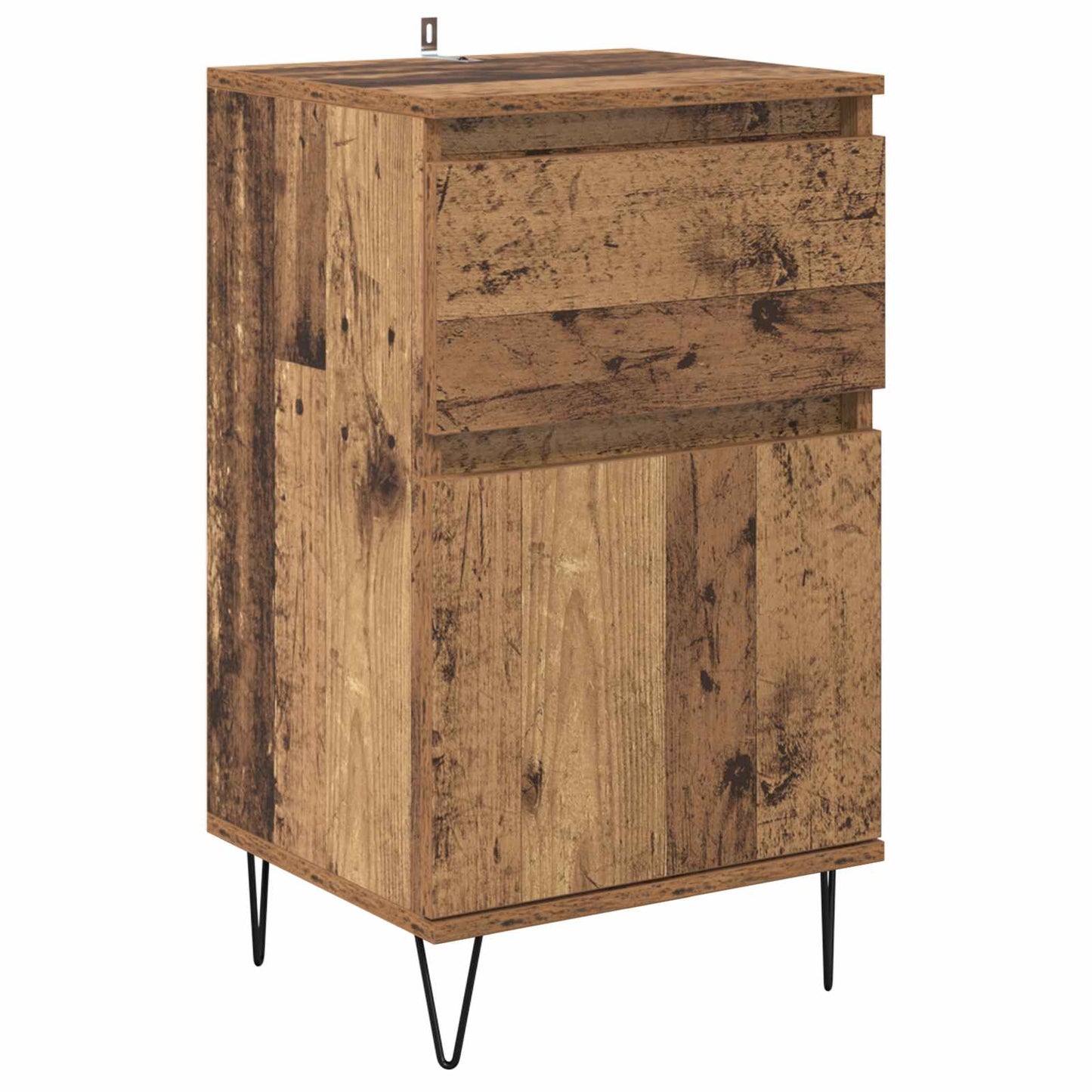 Sideboard with Drawer Old wood 35 x 40 x 70 cm Engineered wood