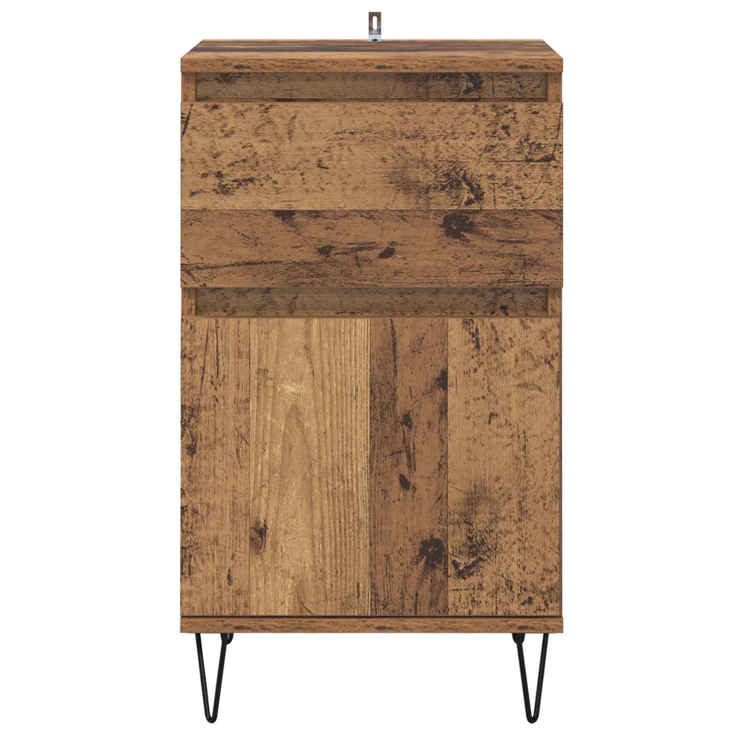 Sideboard with Drawer Old wood 35 x 40 x 70 cm Engineered wood