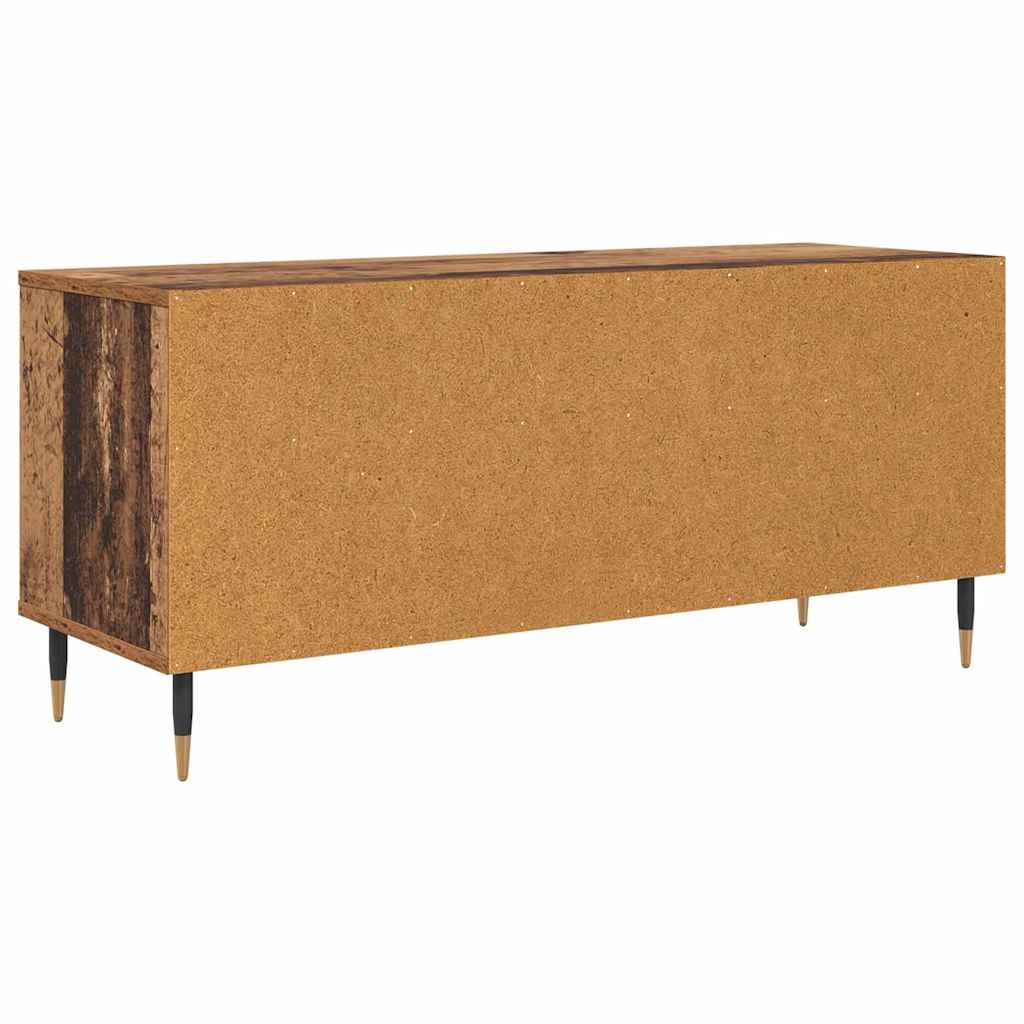 TV Cabinet with Drawer Old Wood 100 x 34.5 x 44.5 cm