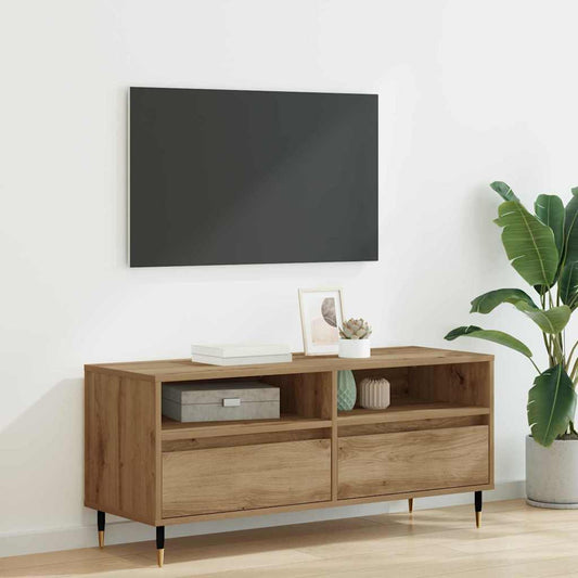 TV Cabinet 100 x 34.5 x 44.5 cm Artisan Oak