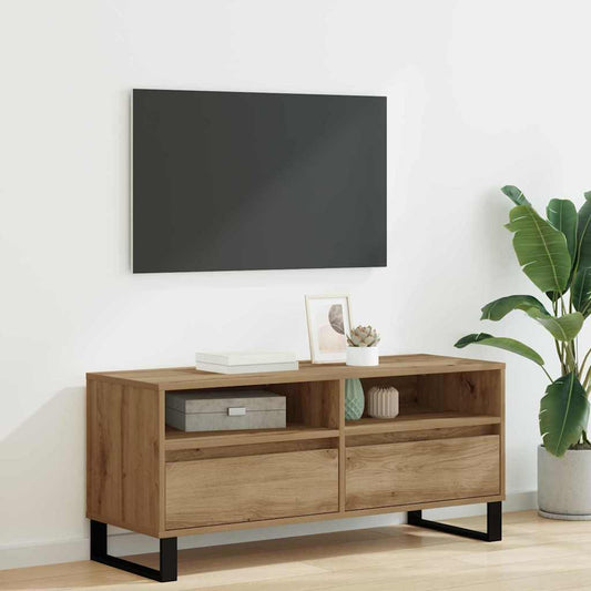 TV Cabinet 100 x 34.5 x 44.5 cm Artisan Oak