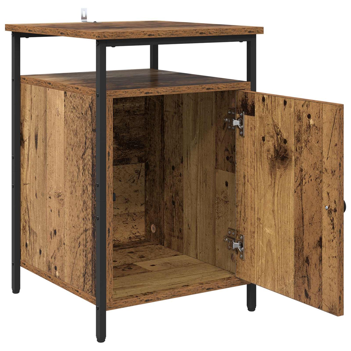 Bedside Cabinet 2 pcs Old Wood 40 x 42 x 60cm Engineered Wood