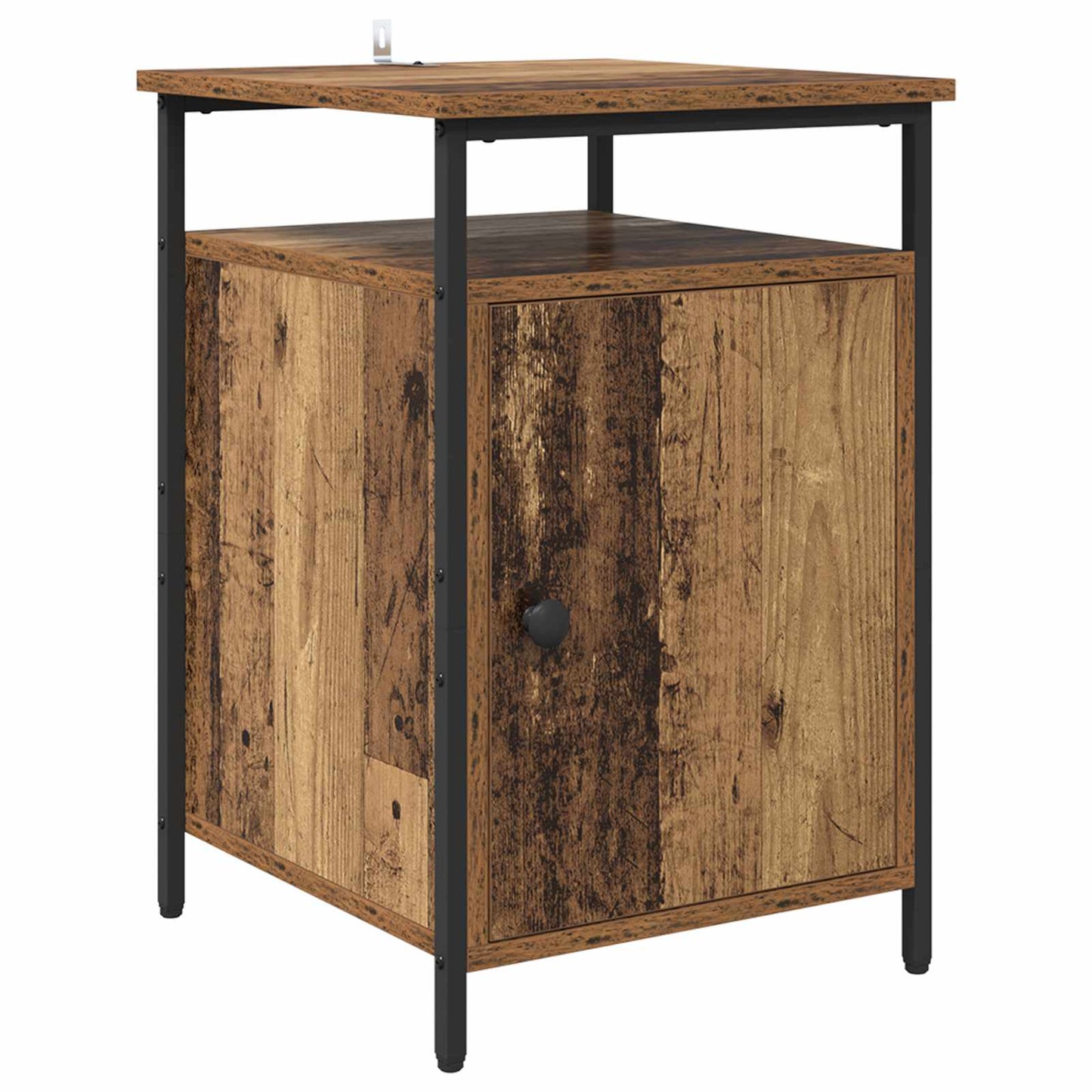 Bedside Cabinet 2 pcs Old Wood 40 x 42 x 60cm Engineered Wood