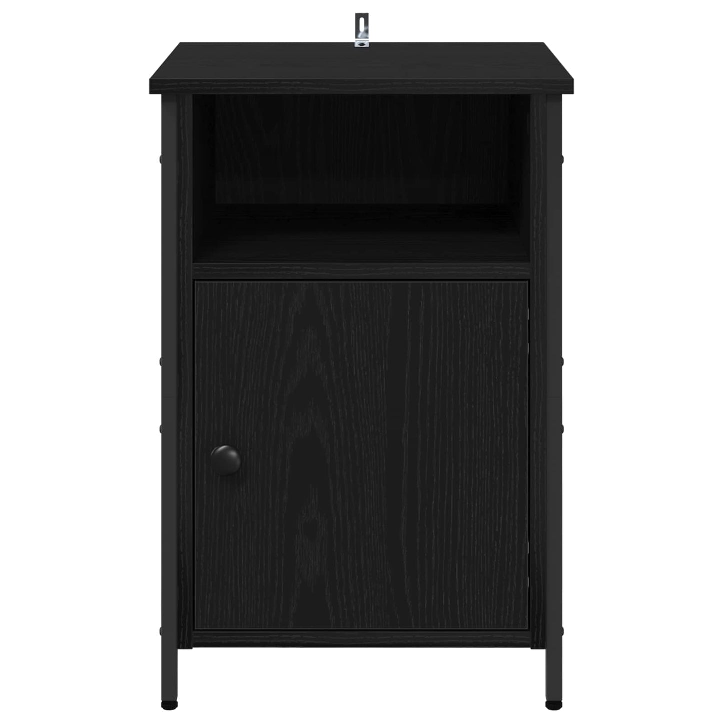 Bedside Cabinet Black Oak 40 x 42 x 60 cm Engineered Wood