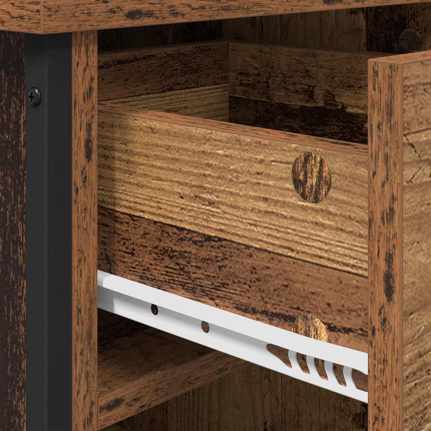 Bedside Cabinet 2 pcs Old Wood 40 x 42 x 50 cm Engineered Wood