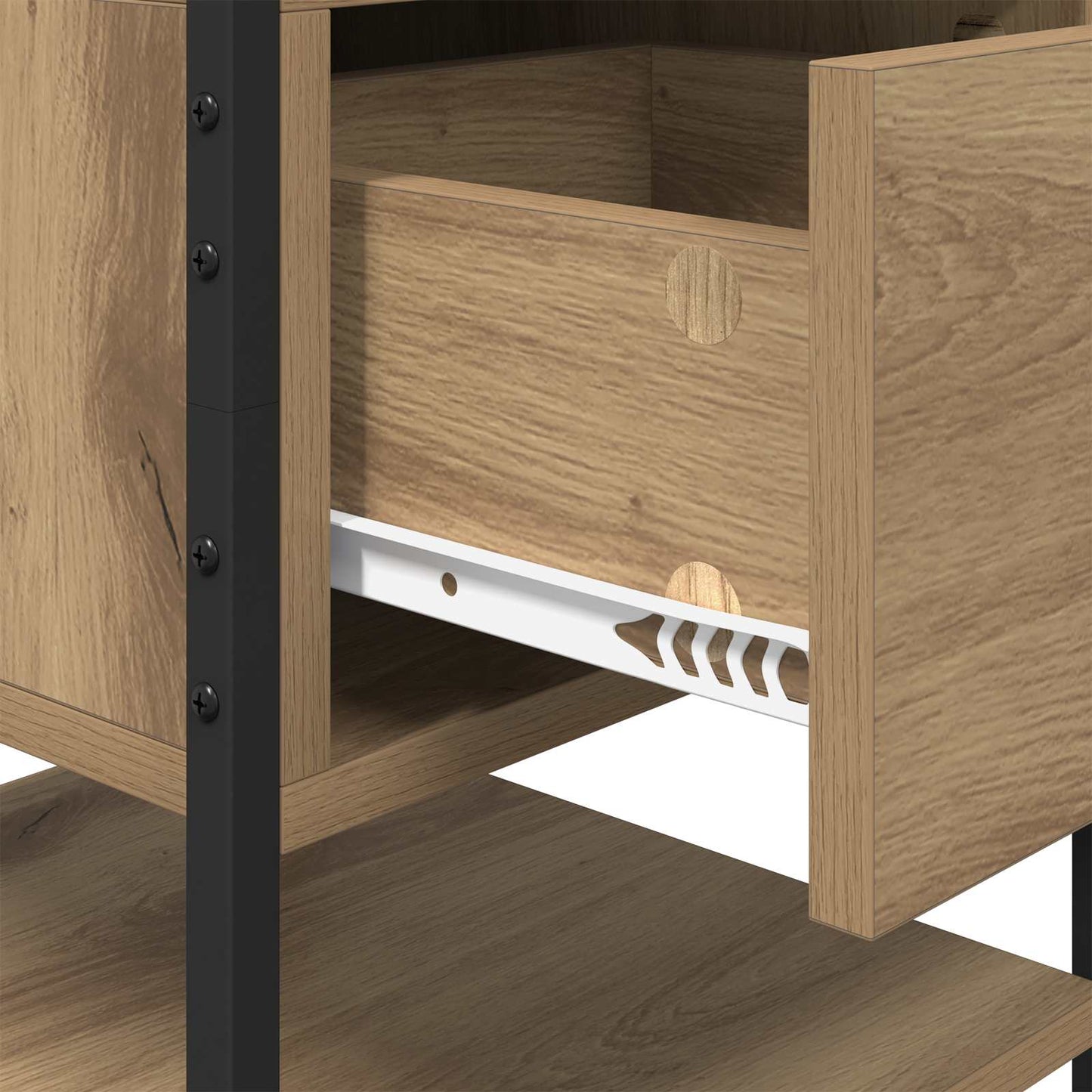 Bedside Cabinet Artisan Oak 40 x 42 x 56 cm Engineered Wood