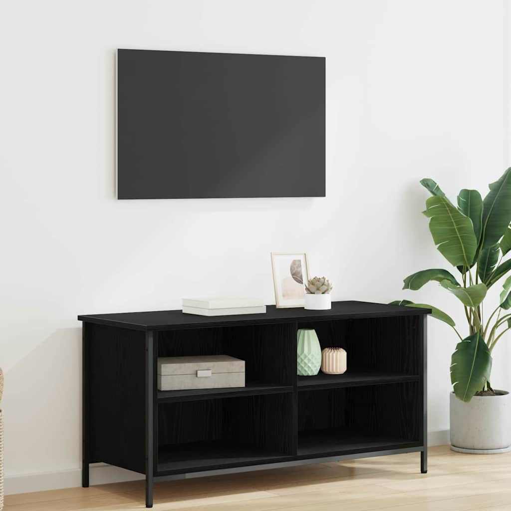 TV Cabinet 100 x 40 x 50 cm Black Oak Engineered Wood