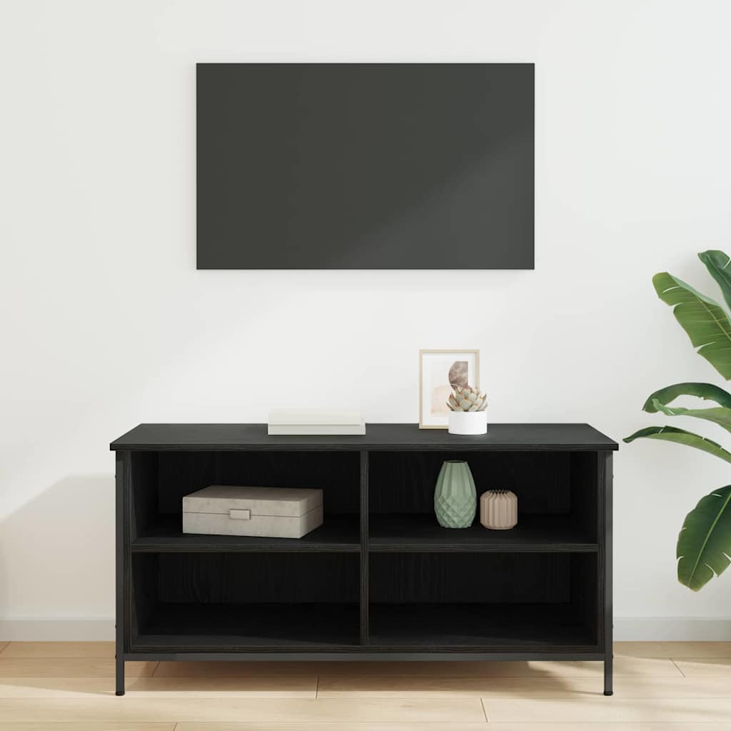TV Cabinet 100 x 40 x 50 cm Black Oak Engineered Wood