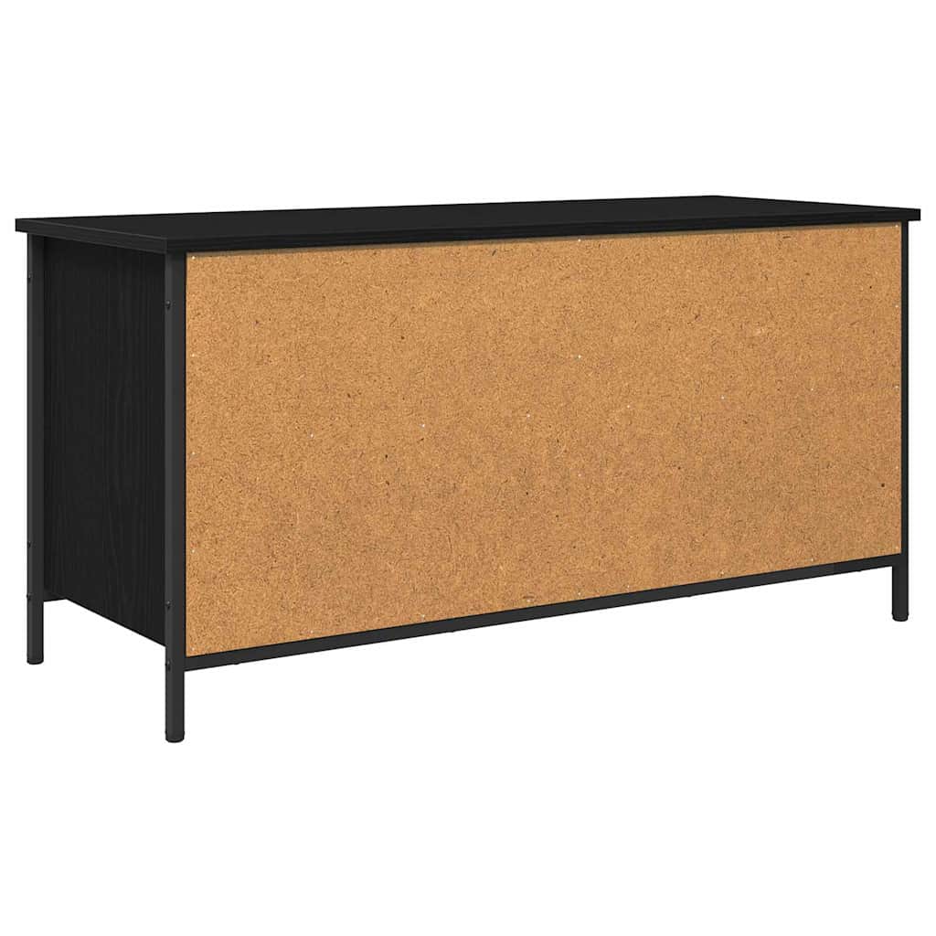 TV Cabinet 100 x 40 x 50 cm Black Oak Engineered Wood