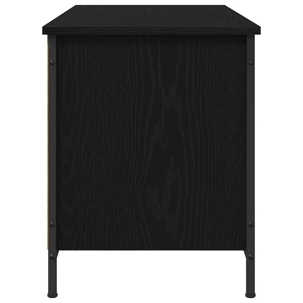 TV Cabinet 100 x 40 x 50 cm Black Oak Engineered Wood