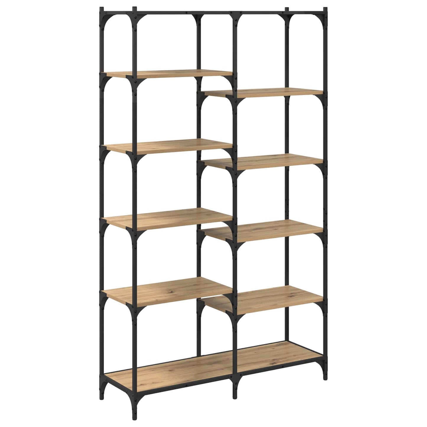 Bookshelf 9-Tier 100 x 32 x 170 cm Engineered wood Artisan oak