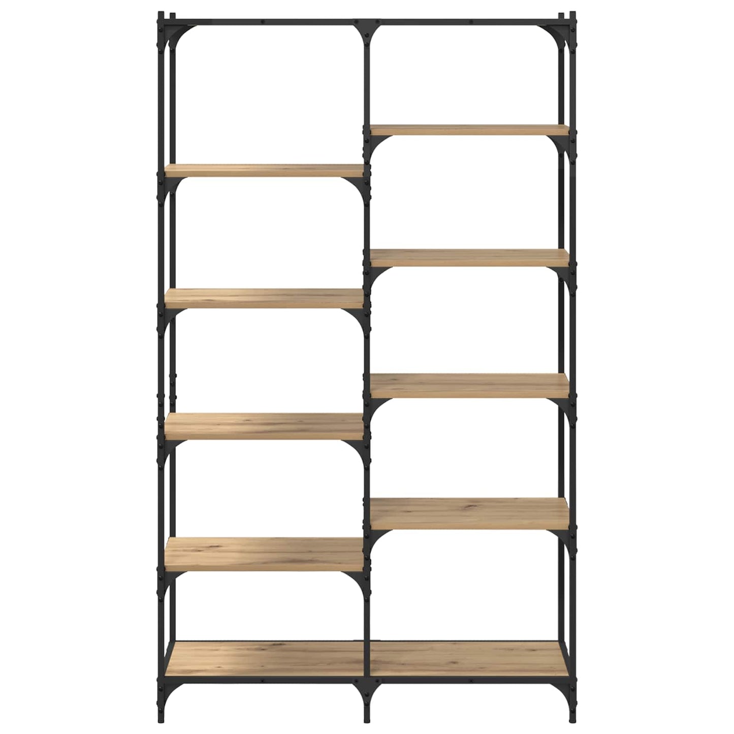 Bookshelf 9-Tier 100 x 32 x 170 cm Engineered wood Artisan oak