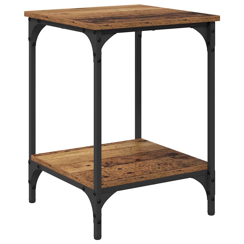 Coffee Table Old Wood 40 x 40 x 55 cm Engineered Wood