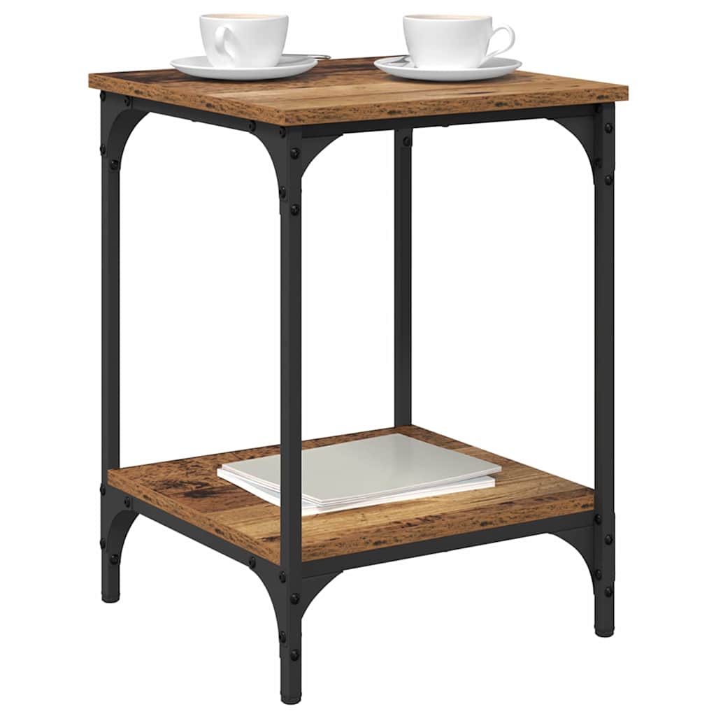 Coffee Table Old Wood 40 x 40 x 55 cm Engineered Wood