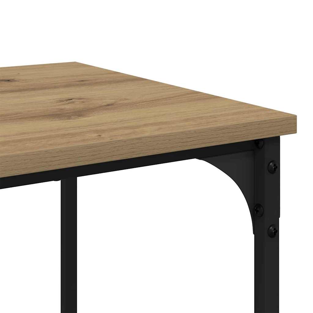 Coffee Table Artisan Oak 40 x 40 x 55 cm Engineered Wood