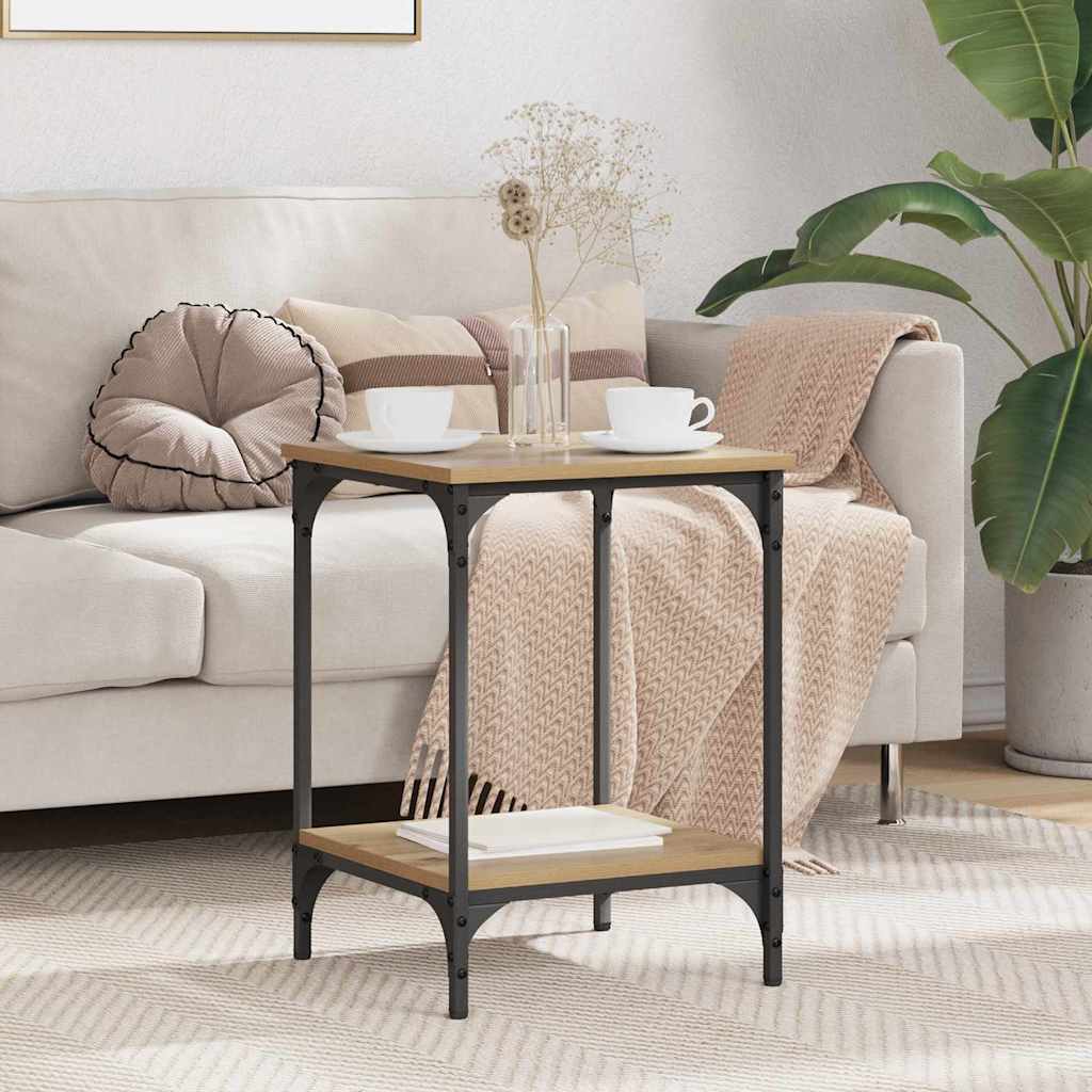 Coffee Table Artisan Oak 40 x 40 x 55 cm Engineered Wood
