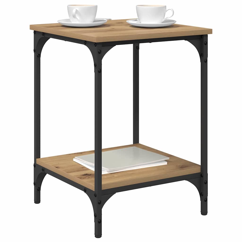 Coffee Table Artisan Oak 40 x 40 x 55 cm Engineered Wood