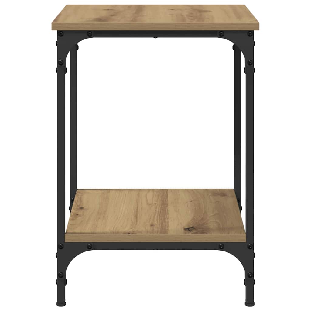 Coffee Table Artisan Oak 40 x 40 x 55 cm Engineered Wood