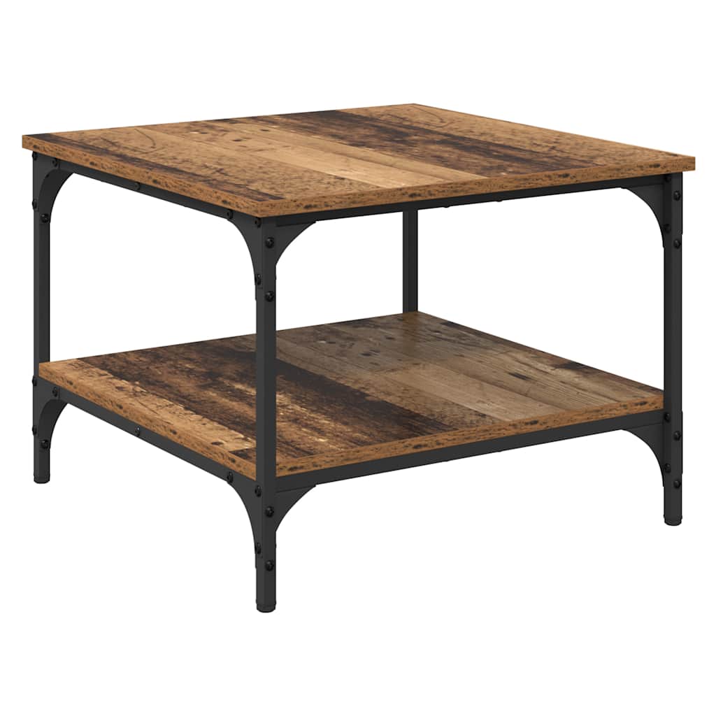 Coffee Table Old Wood 55 x 55 x 40 cm Engineered Wood