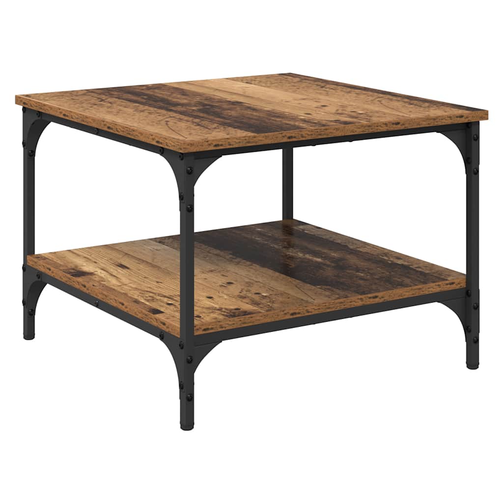 Coffee Table Old Wood 55 x 55 x 40 cm Engineered Wood